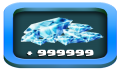 Amount of diamonds