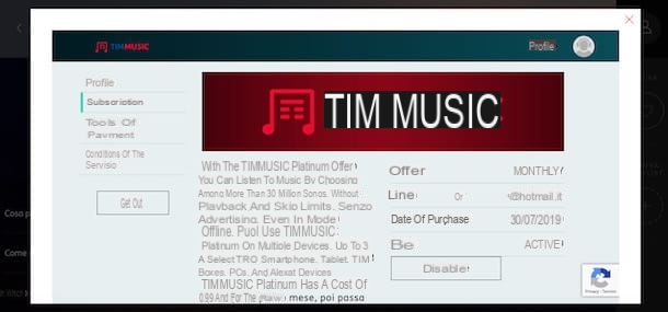 How to disable TIMMUSIC