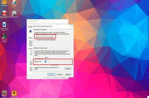 Windows 10: how to create a system restore point