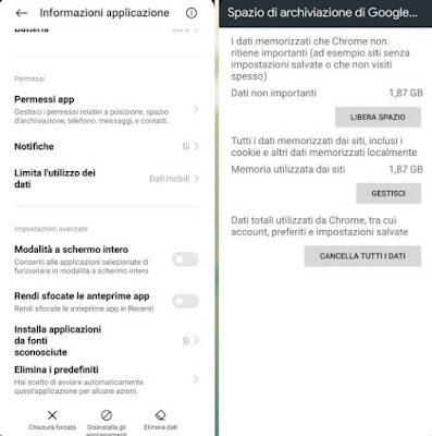 Cómo restablecer Chrome en Android y iPhone