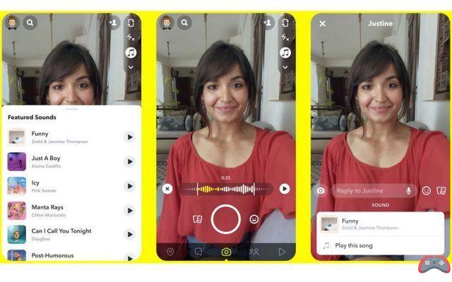 Snapchat: para competir con TikTok, la música llega a Snaps