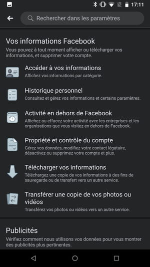 Descargar cuenta de Facebook: guardar todo el contenido