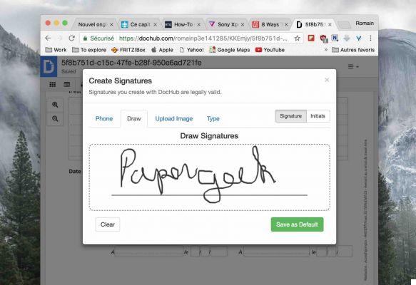 Windows, Mac, Linux: how to sign a pdf document without printing it