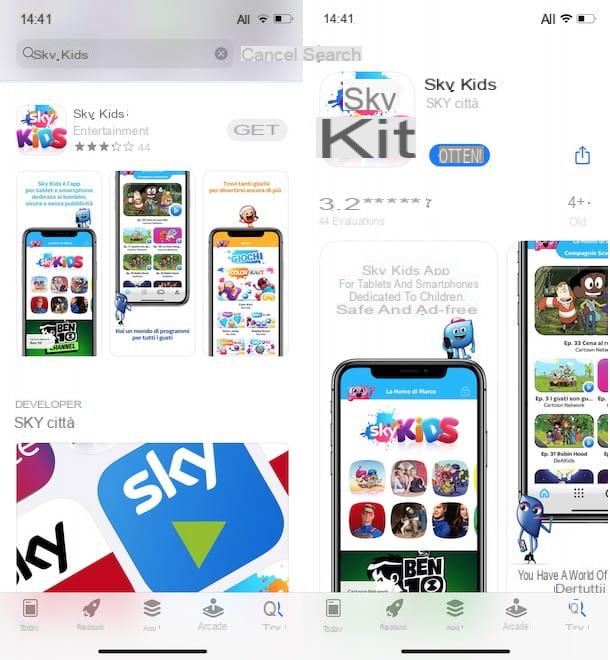 How to activate Sky Kids