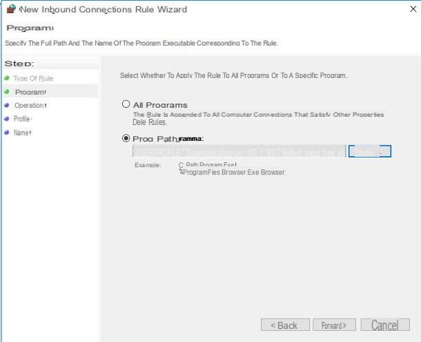 How to block a program in the Windows 10 firewall