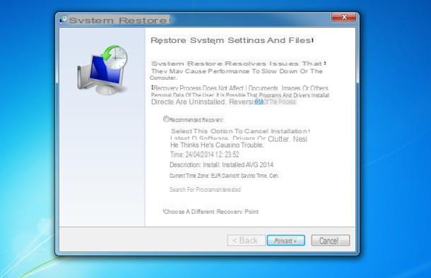 Como restaurar o Windows 7 sem CD