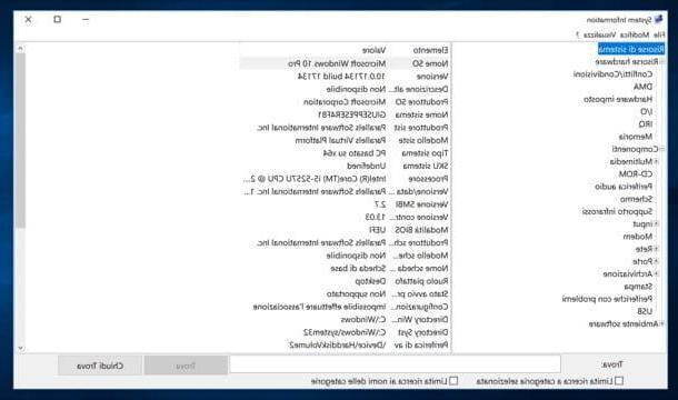 How to see the features of the Windows 10 PC