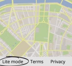 Faster and smoother Google Maps Lite version