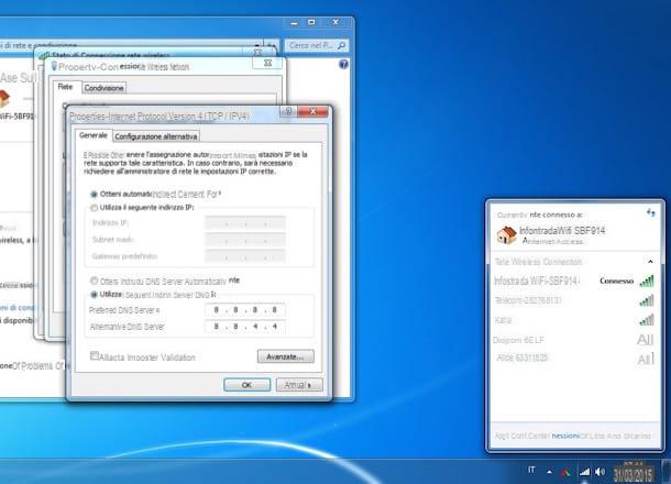 How to change DNS Windows 7