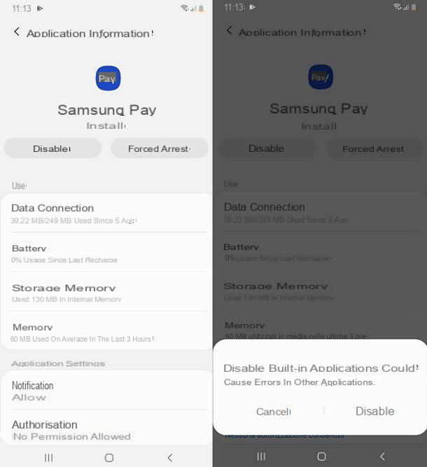 How to disable Samsung Pay