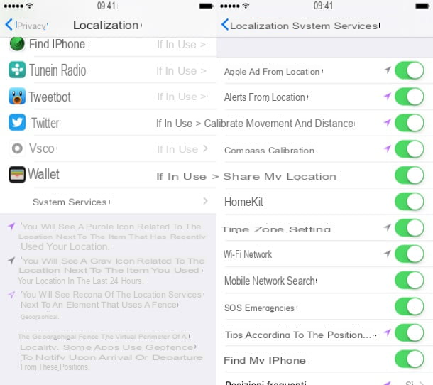 How to activate iPhone location