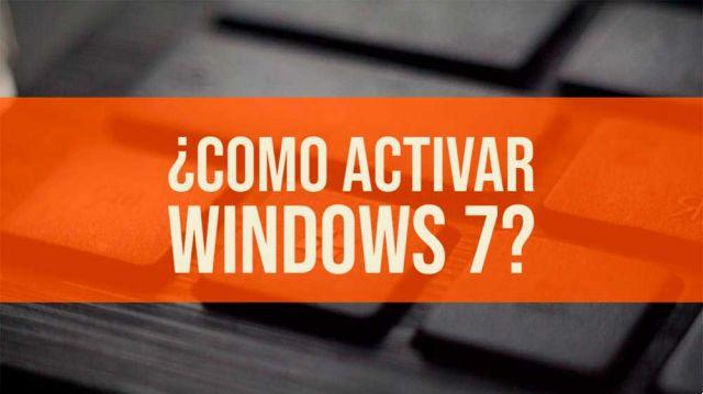 Cómo activar Windows 7 2022