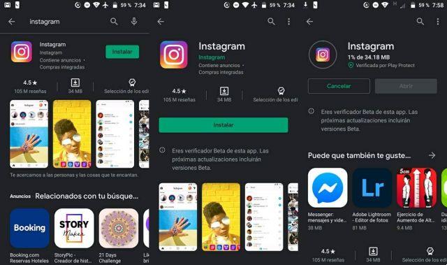 Cómo descargar Instagram para Android