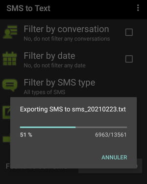 Back up SMS on Android: how to archive them