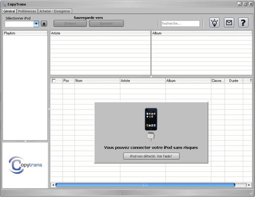 CopyTrans - Recover Music from iPod/iPhone