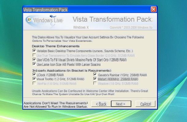 How to turn Windows XP into Vista for free