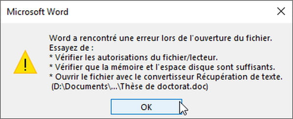 Arquivo do Word corrompido: como abrir um documento ilegível