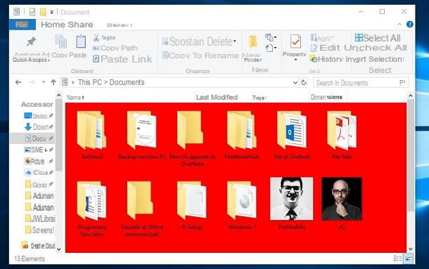 How to set a background for folders