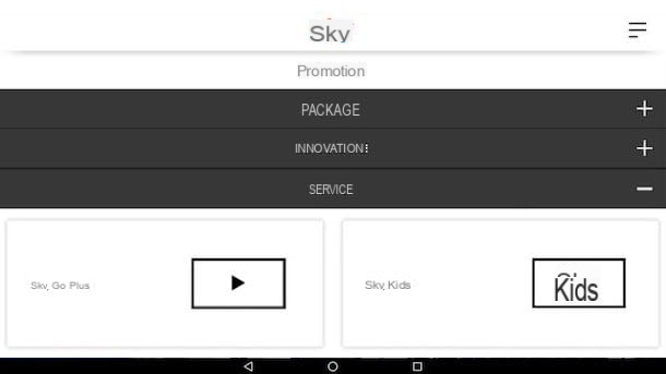 How to activate Sky Go on tablet