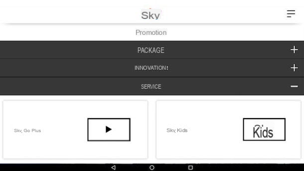 Cómo activar Sky Go en la tableta