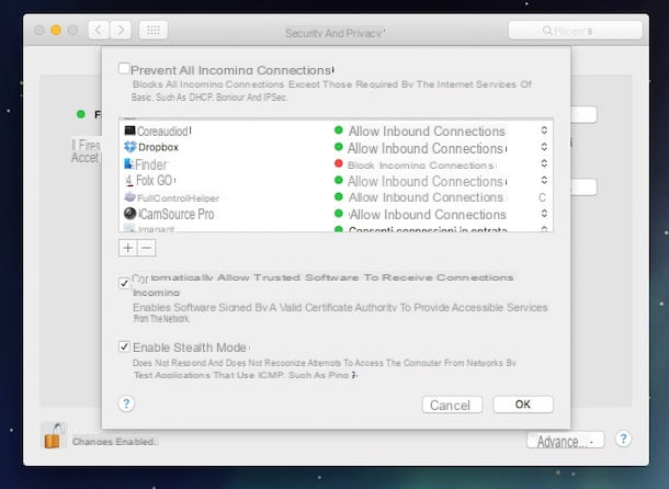 Como desabilitar o firewall