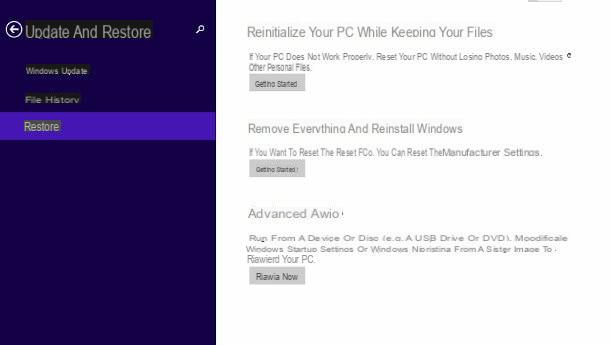 How to restore Windows