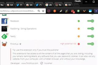 Comprobar si hay extensiones maliciosas instaladas en Chrome