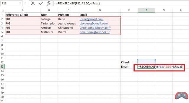 Excel: how to use the vlookup and hlookup functions