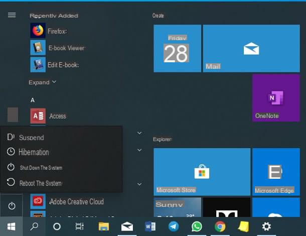 Cómo reiniciar Windows 10