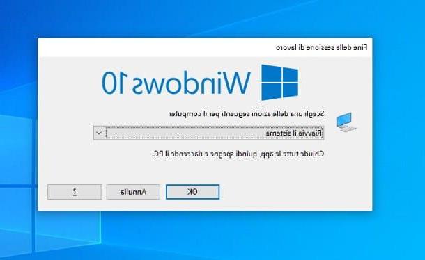 Cómo reiniciar Windows 10