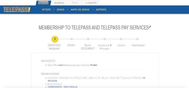 How to activate Telepass Pay