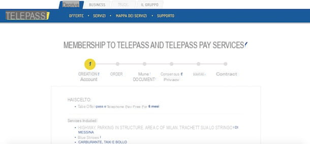 Como ativar o Telepass Pay