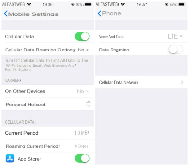 Comment activer la 4G sur iPhone