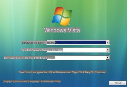 How to install Windows XP on Windows Vista