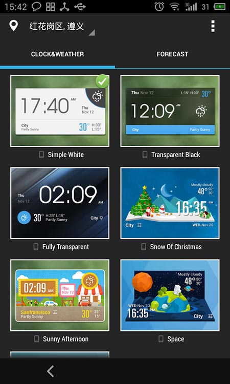 Android: los mejores widgets meteorológicos