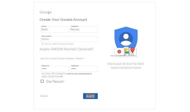 How to activate your Google Account