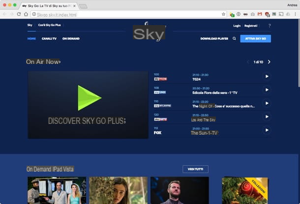 Cómo activar Sky Go