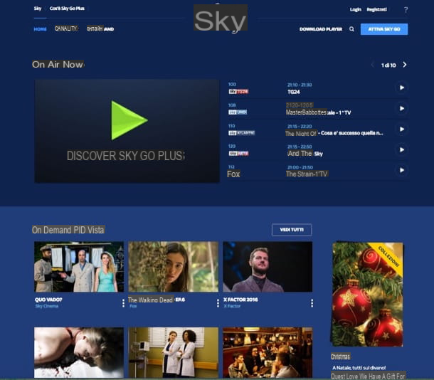 Cómo activar Sky Go