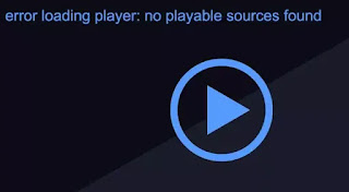 How to fix online video player loading error