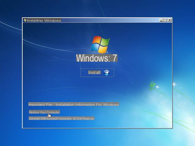 Comment réinstaller Windows 7