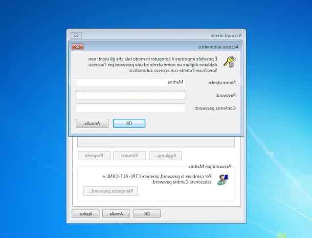 Come togliere the password all'avvio di Windows