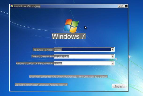 Comment réinitialiser Windows 7