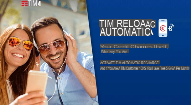 How to disable TIM automatic recharge