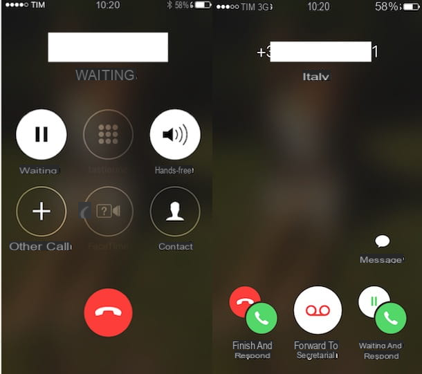 How to activate TIM call waiting