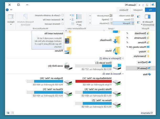 Cómo mostrar la extensión del archivo