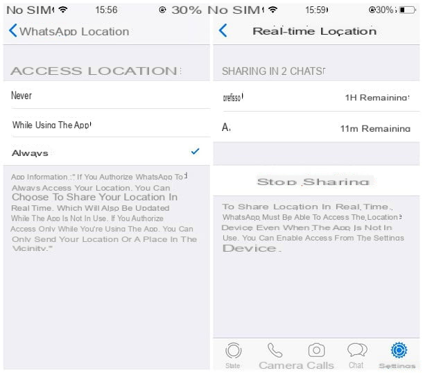 How to disable iPhone location