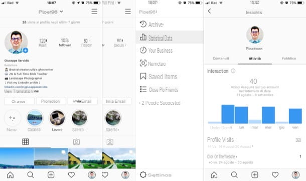 How to activate Insight Instagram