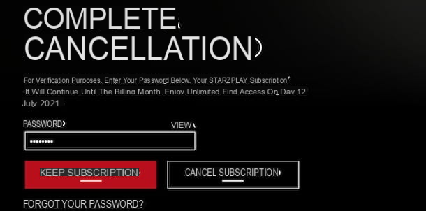 How to disable STARZPLAY