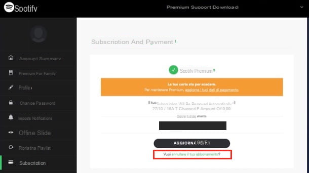How to deactivate Spotify Premium