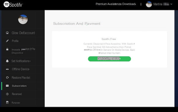 Cómo desactivar Spotify Premium